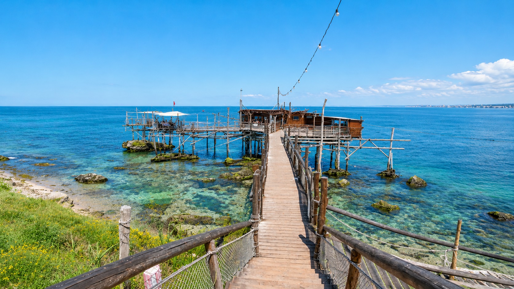 Trabocco Punta Cavalluccio sulla Costa dei Trabocchi